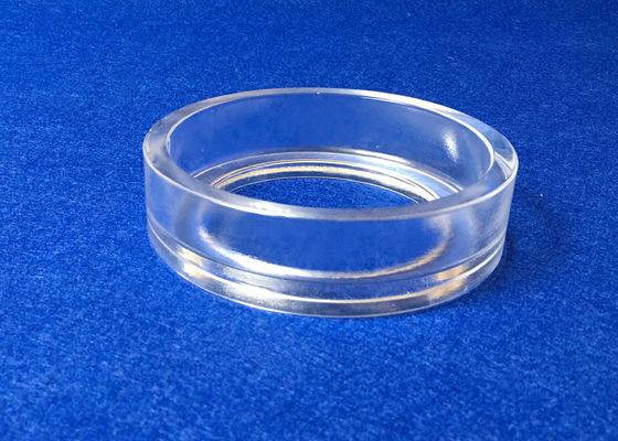 Cina Clear Fused Quartz Glass Ring Performa Visual Luar Biasa Dengan Langkah pemasok