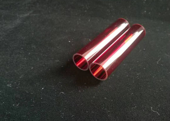 Ruby Quartz Glass Tube / Tabung Quartz Fused 19mm Diameter Luar pemasok