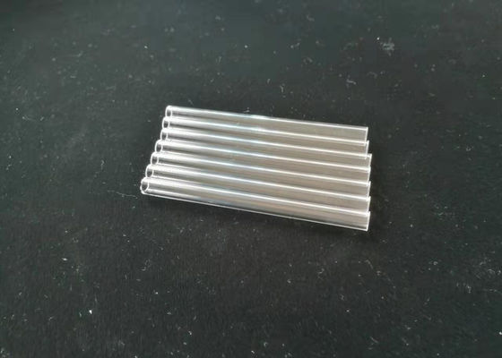 6mm OD Tabung Kaca Kuarsa Menyatu Ujung Api Dipoles Tabung Kaca Silika pemasok