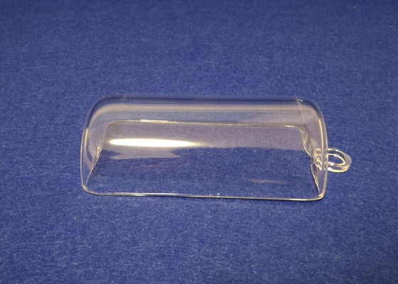 Perahu Pembakaran Kaca Kuarsa / Fused Silica Boat Custom Made With Ring pemasok