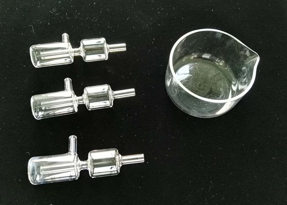 Penggunaan Lab Produk Kaca Kuarsa, Botol Reaktor Kuarsa Disesuaikan Kecil pemasok