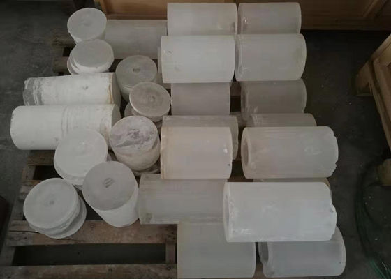 99,99% Optik Kemurnian Kuarsa Ingot JGS2 Standar Berbagai Ukuran Opsional pemasok