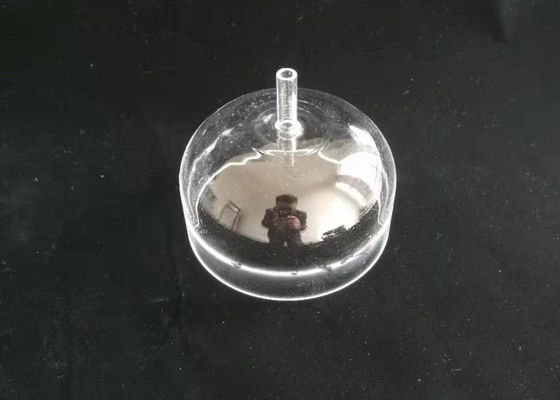 Fused Quartz Bell Jar Dengan Tabung Bahan Kemurnian Tinggi Membuat Layanan Kustom Tersedia pemasok