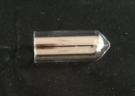 Clear Fused Quartz Glass V Tube, Coniform Bottom Type Silica Glass Test Tube pemasok