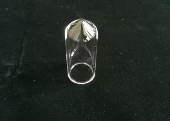 Clear Fused Quartz Glass V Tube, Coniform Bottom Type Silica Glass Test Tube pemasok