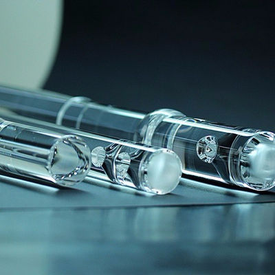 Fused Quartz Glass Rod 1 - 83mm OD Dengan Performa Visual Yang Sangat Baik pemasok