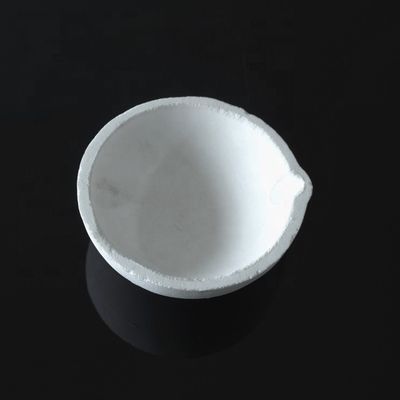 Tahan Panas Fused Quartz Ceramic Crucible Disesuaikan Untuk Laboratorium pemasok