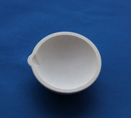 100 - 2500G Kuarsa Kaca Wadah / Silika Keramik Wadah Untuk Emas / Perak pemasok