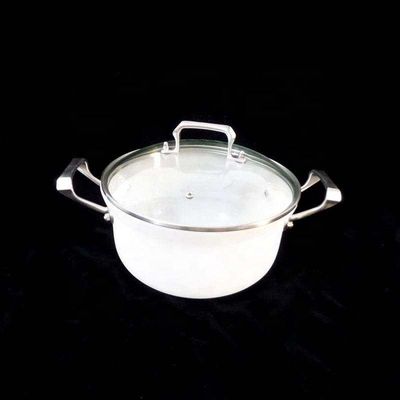 99,99% Produk Kuarsa Kustom Purity, Milky White Quartz Glass Pan pemasok
