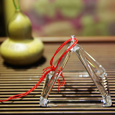 3 &quot;- 32&quot; Piramida Kuarsa Bernyanyi / Piramida Kristal Bening Untuk Chakra Meditasi pemasok