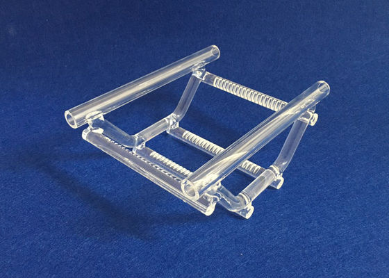 Kualitas tinggi Disesuaikan Clear Quartz Boats Railboat untuk wafer pemasok
