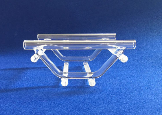 Kualitas tinggi Disesuaikan Clear Quartz Boats Railboat untuk wafer pemasok