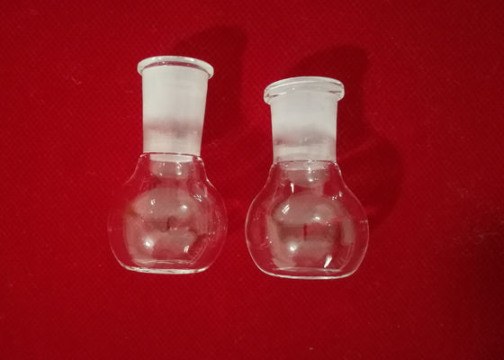 Lab Supplies Glassware Transparan Quartz Glass Labware Flask With Joint pemasok