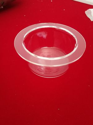 Quartz Labware Supplies Glassware 99,995% SiO2 Fused Quartz Glass Labware / Crucible Dengan / Tanpa Flange pemasok