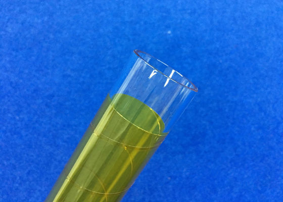 Tabung Kaca Kuarsa PECVD OD 30 mm Ditutupi Dengan Serat 3M Kuning Digunakan dalam Industri Photocoltaic Coated pemasok